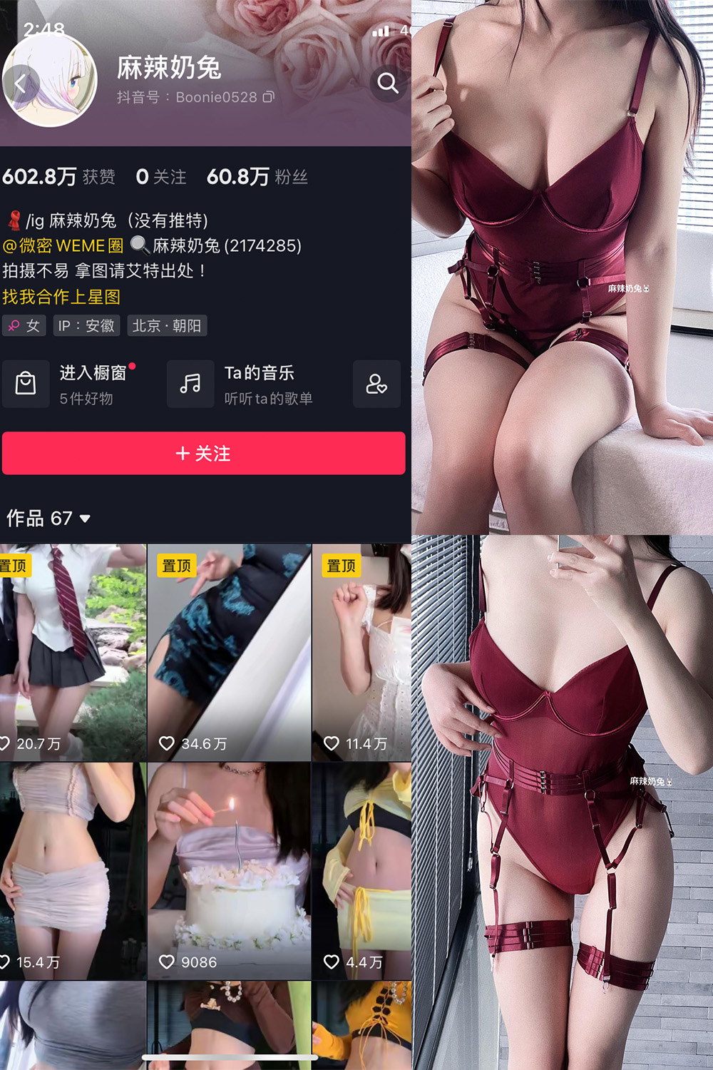 抖音 麻辣奶兔 微密圈  NO.063期 【9P】最新至：2024.3.22-漫天菊花