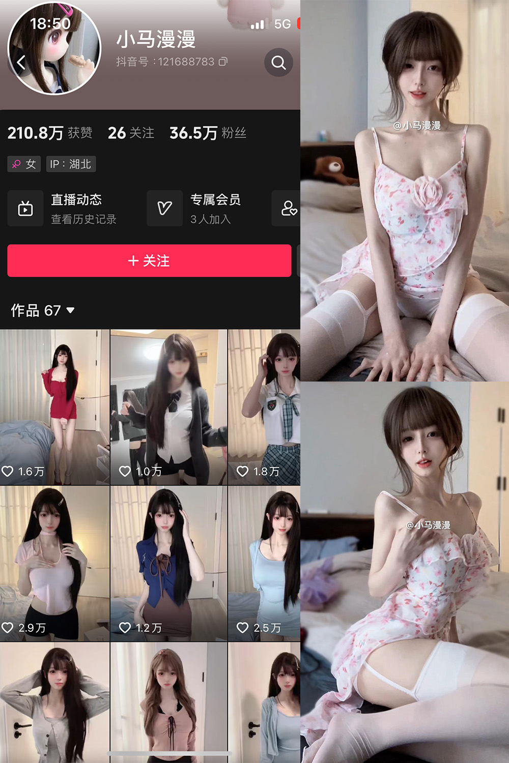 抖音 小马漫漫 微密圈 NO.025期 【12P1V】最新至：2024.4.3-漫天菊花