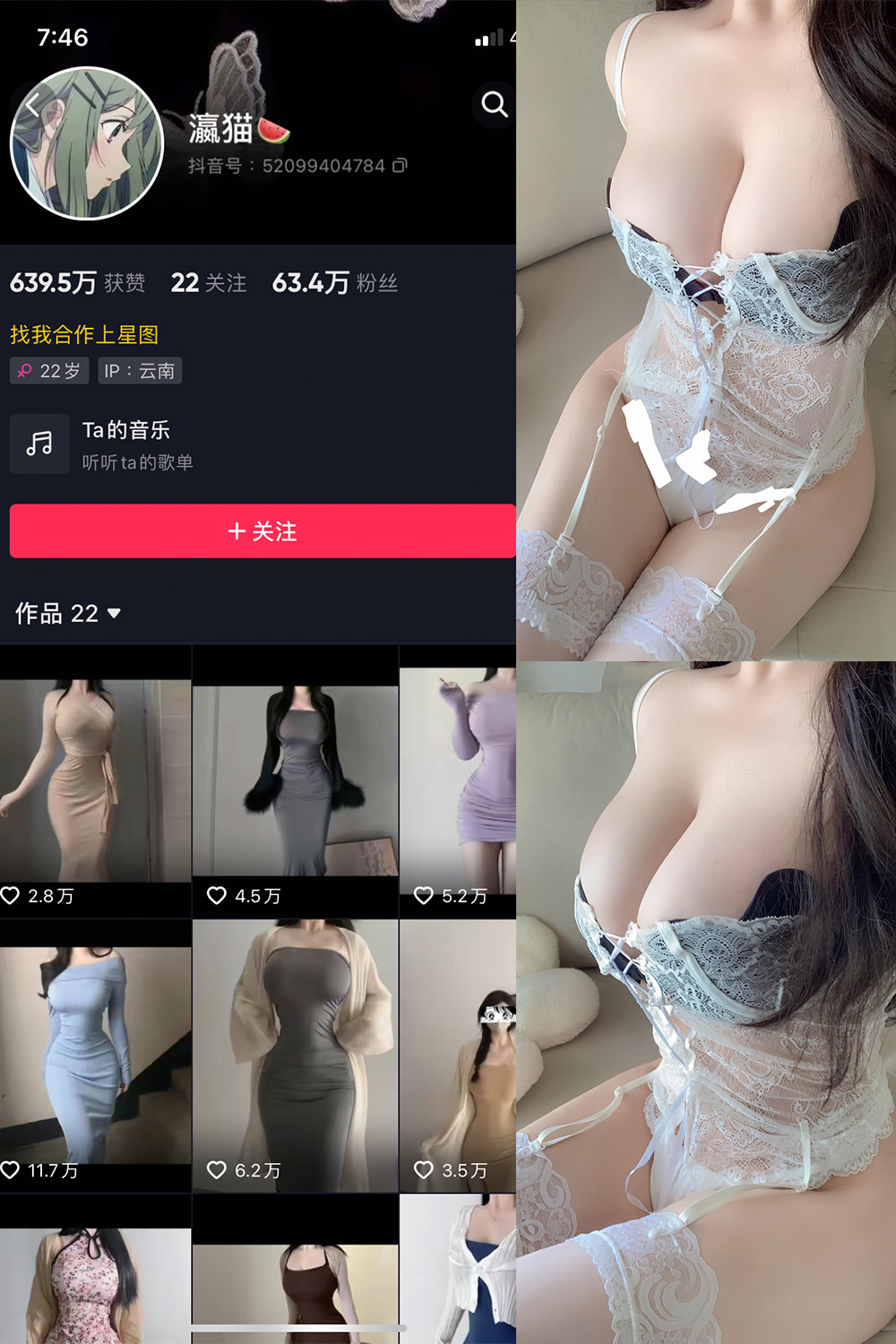 抖音 瀛猫 微密圈  NO.045期 【11P1V】最新至：2024.4.14-漫天菊花